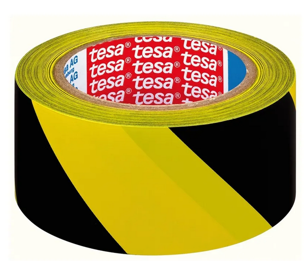 CINTA SEÑALIZACIÓN AMARILLA NEGRA 300M